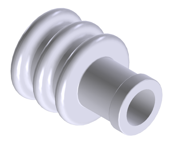 Yazaki 2.8 x 0.8 Seal WHITE