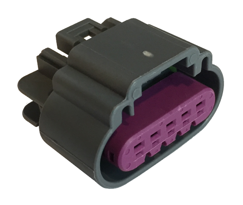 Aptiv (Delphi) 5 Way Dark Gray GT 150 Sealed Female Connector