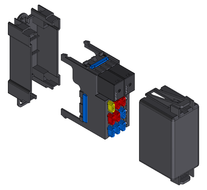 Aptiv (Delphi) 34 Way Black Metri-Pack 280 Unsealed Electrical Center