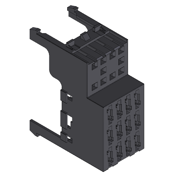 Aptiv (Delphi) 34 Way Black Metri-Pack 280 Unsealed Electrical Center