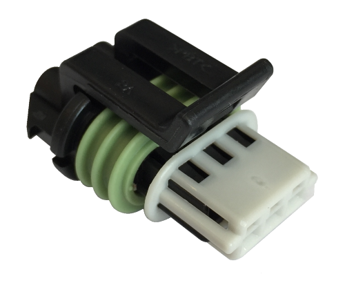 Aptiv (Delphi) 3 Way Black GT 150 3.5mm Centerline Sealed Female Connector