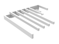 Delphi White Secondary Lock Comb for 78 Way Metri-Pack Junction System