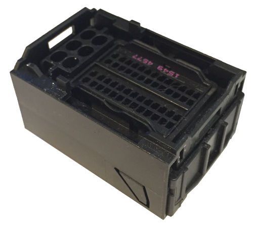 Aptiv (Delphi) 58 Way Black BTS 2.8 OCS 1.2 Sealed Female Gray Bottom Connector