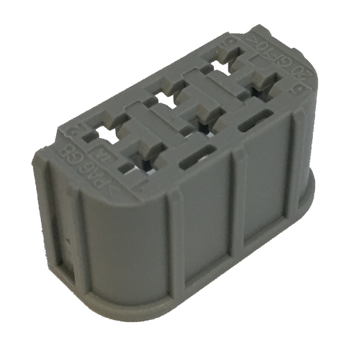 Primary Lock Reinforcement (PLR) - Gray - for Delphi 58 Way Black 1.2 BTS 2.8 Sealed Female Connector