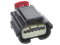 Molex 6 Way Black MX64 GET 0.64 Sealed Female Connector