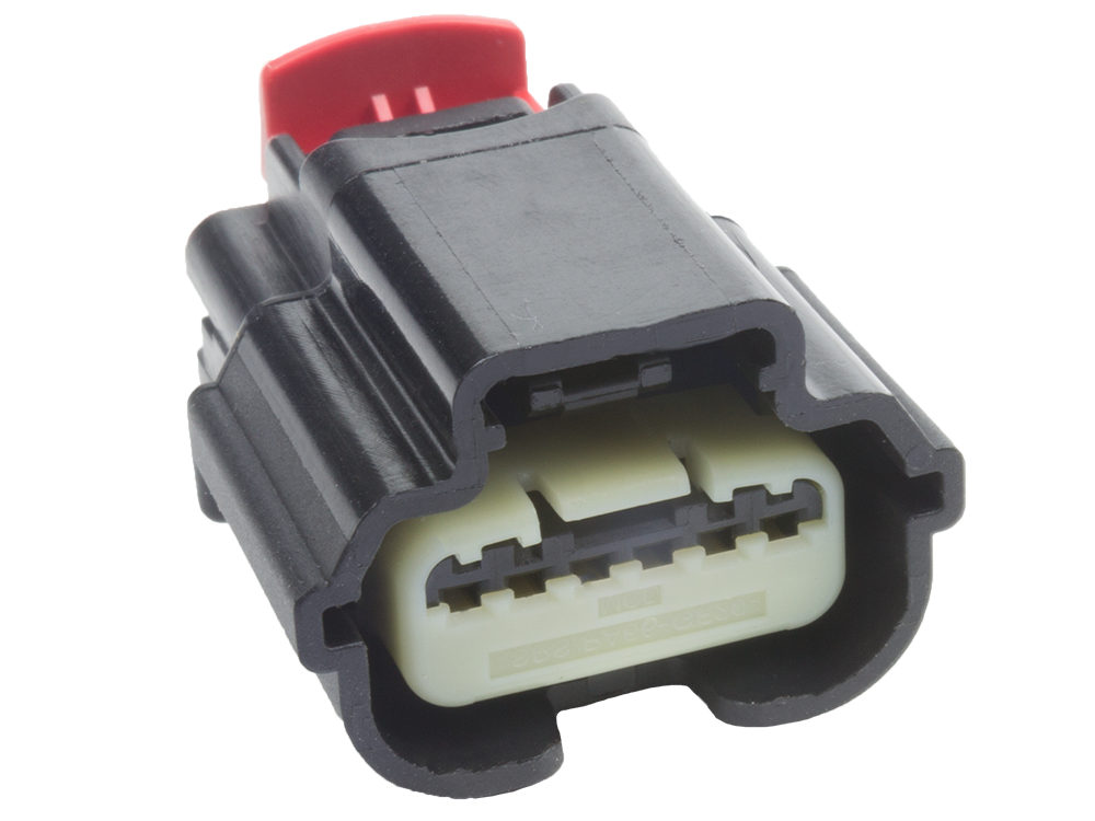 Molex 6 Way Black MX64 GET 0.64 Sealed Female Connector