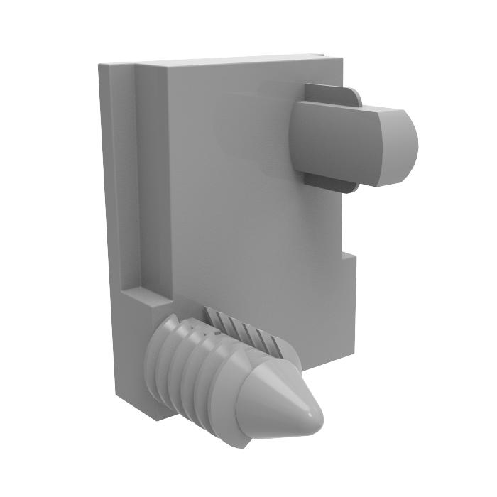 Delphi Attaching Clip for Relay - Nail Style - Gray
