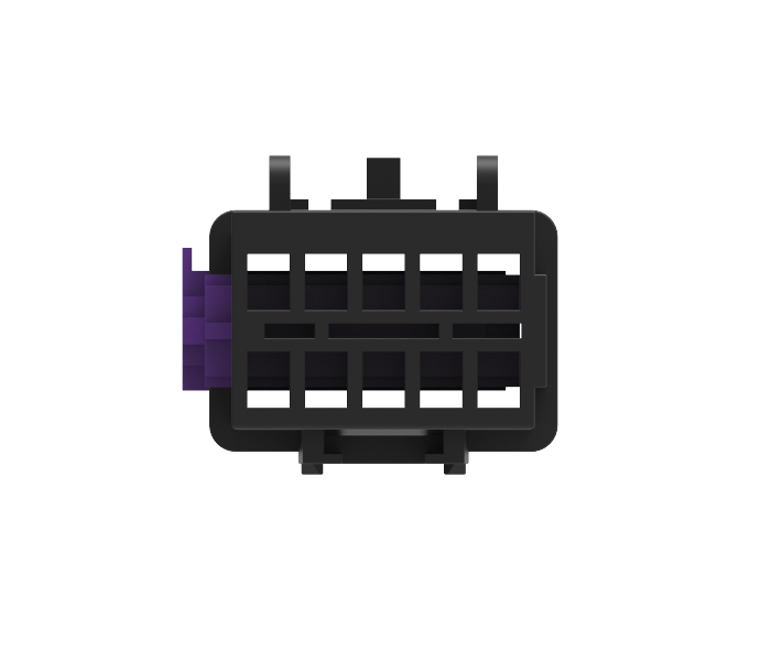 Aptiv (Delphi) 10 Way Black GT 150 Unsealed Male Connector