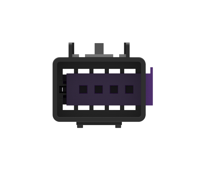 Aptiv (Delphi) 10 Way Black GT 150 Unsealed Male Connector
