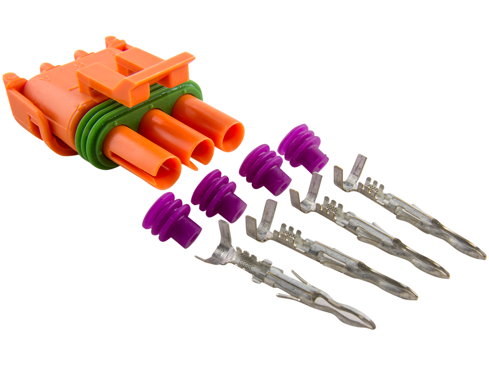 Connector Kit for GM 2 BAR MAP Sensor Delphi Weather Pack