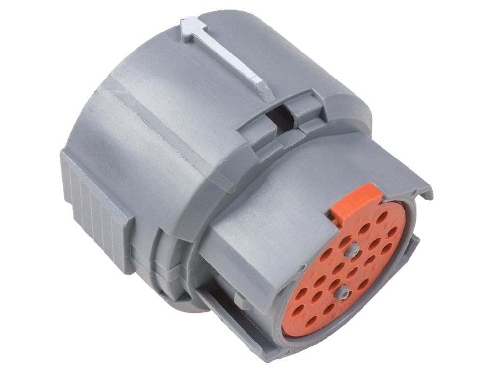 Aptiv (Delphi) 20 Way Medium Gray Micro-Pack 100W Sealed Female Connector