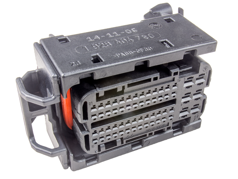 Bosch 58 Way Black Sealed Female Connector Code A Left Wire Exit