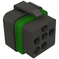 WaterProof ISO Mini 5 way Mini Relay Connector