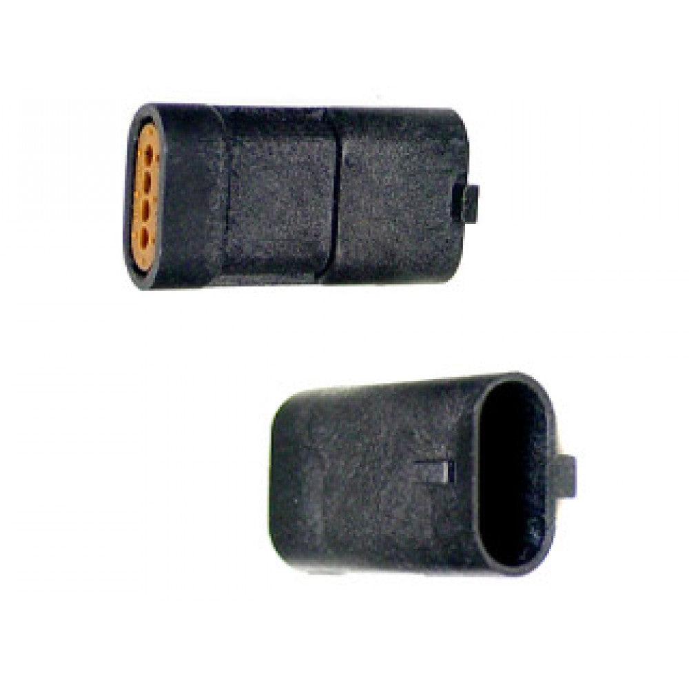 Caspers 4 Way Black Metri-Pack 150 Sealed Male Connector