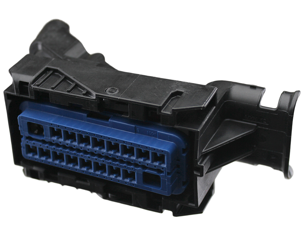 Molex 66 Way Black MX123 Sealed Female Blue Bottom Connector