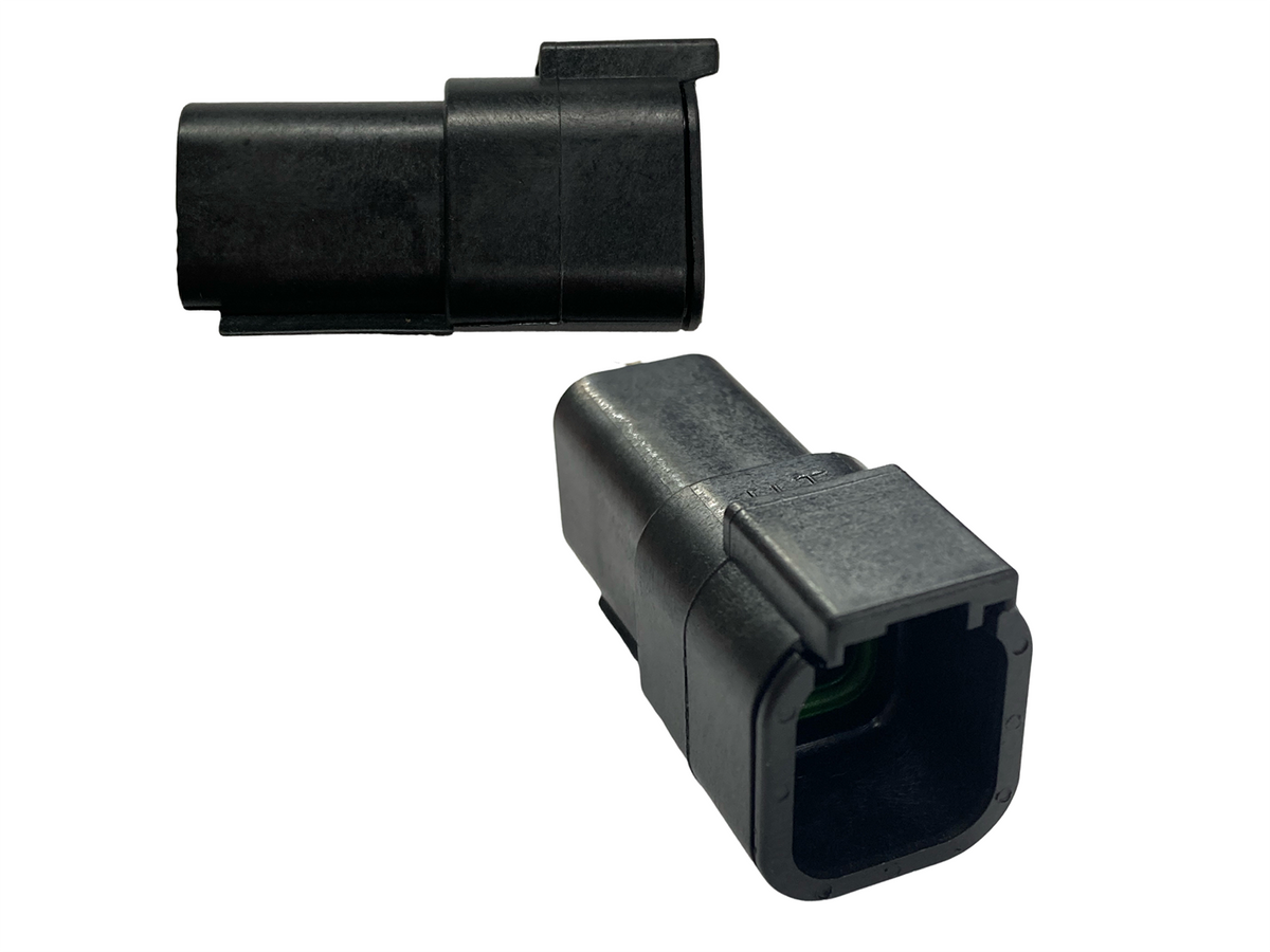 Deutsch 6W DTM Black Male Receptacle Connector High Temperature