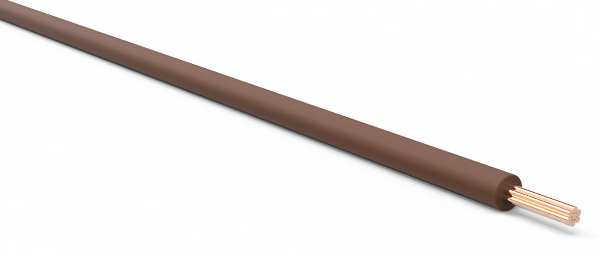 22ga Automotive TXL Wire - BROWN