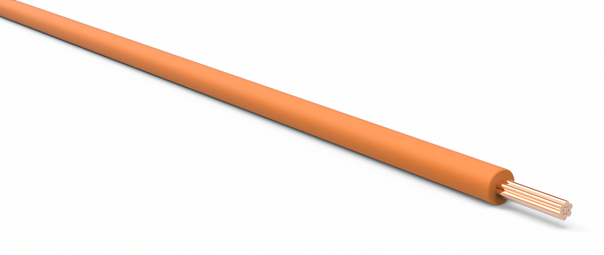 22ga Automotive TXL Wire - ORANGE