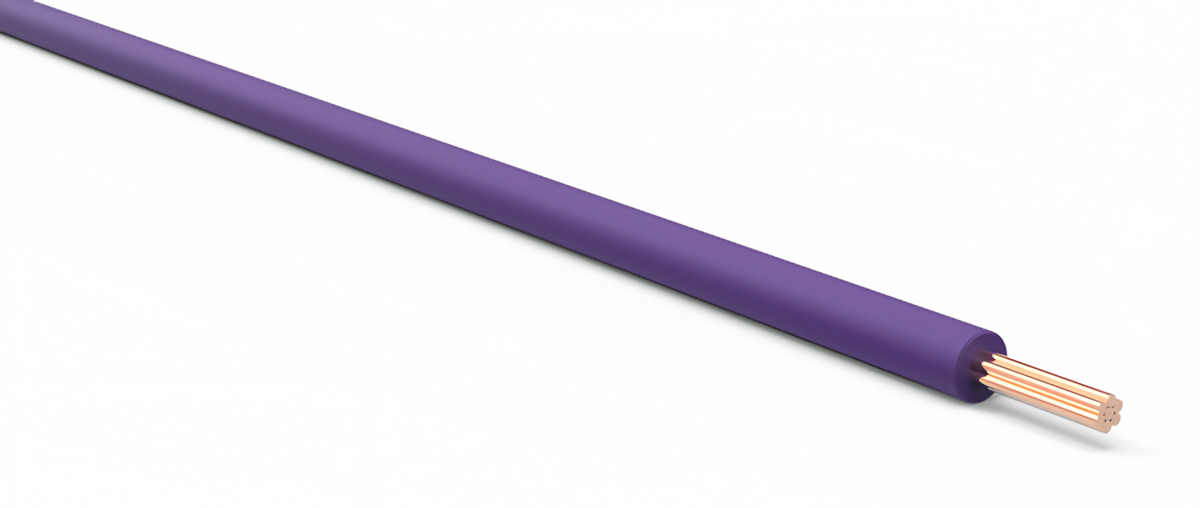 22ga Automotive TXL Wire - PURPLE