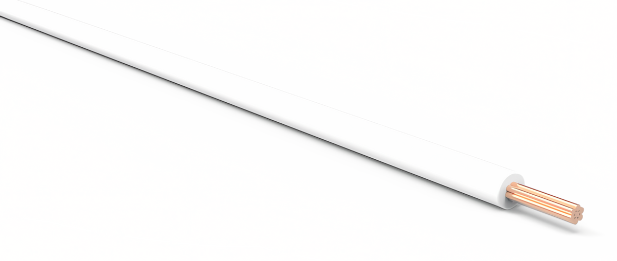 22ga Automotive TXL Wire - WHITE
