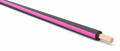 18ga Automotive TXL Wire - BLACK w/ PINK Stripe