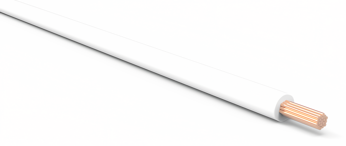 18ga Automotive TXL Wire - WHITE