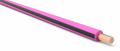 16ga Automotive TXL Wire - PINK w/ BLACK Stripe