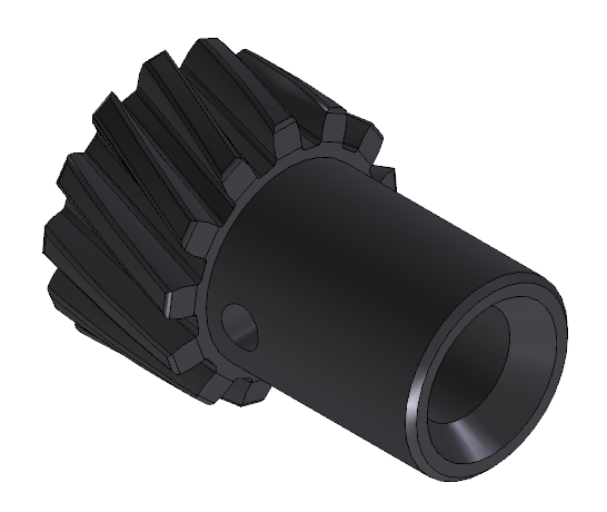 Melonized Steel Distributor Gear for SBC & BBC Chevy Engines 0.427" Shaft