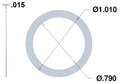 Sensor Shim - 1.010 x 0.790 x 0.015 inch