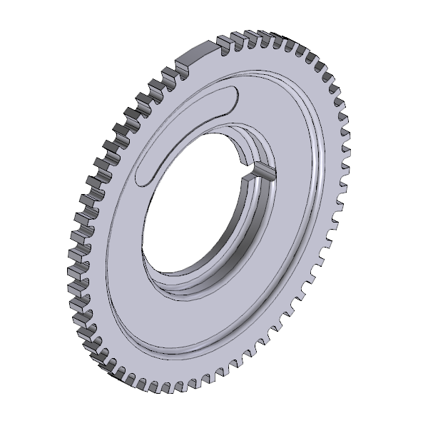 EFI 58x Crank Reluctor for Large Crank Snout