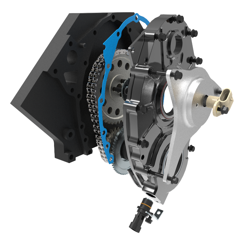 EFI 58x Crank and 1x Cam Conversion Kit (w/ Electric Water Pump w/ BBC Snout)