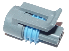 Aptiv (Delphi) 2 Way Medium Gray Metri-Pack 150.2 Sealed Female Connector