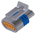Aptiv (Delphi) 4 Way Gray Metri-Pack 150.2 Sealed Female Connector