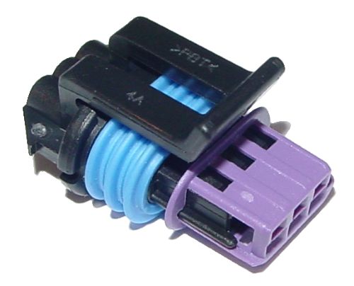 Aptiv (Delphi) 3 Way Black GT 150 Sealed Female Connector