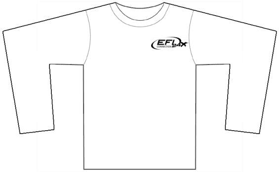 EFI Connection 24x Long Sleeve Shirt Medium White