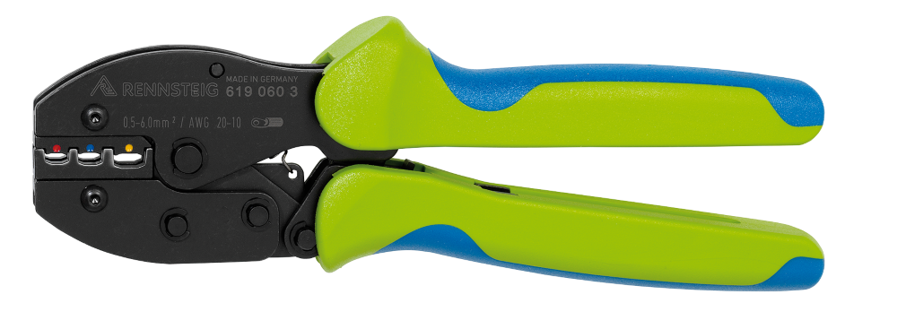 Hand Crimping Tool (PEW 9) for Crimping Insulated Terminals and Plug Connectors and PIDG