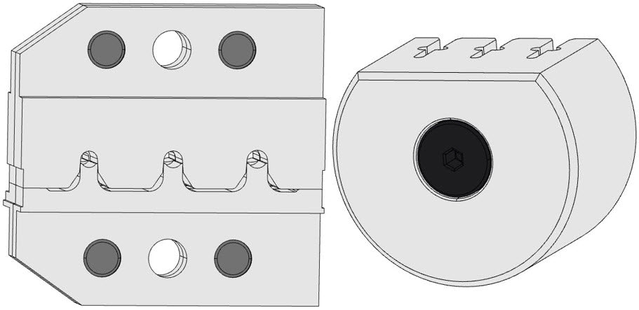 Rennsteig Crimp Die Set for Molex MX150 Series Terminals Range 0.35 - 1.00 SQ-MM