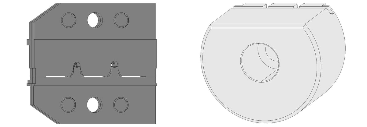 Rennsteig Crimp Die Set for KOSTAL MLK 1.2 Terminal 32124734010000