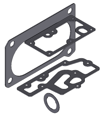 Mono Blade Throttle Body Gasket Set