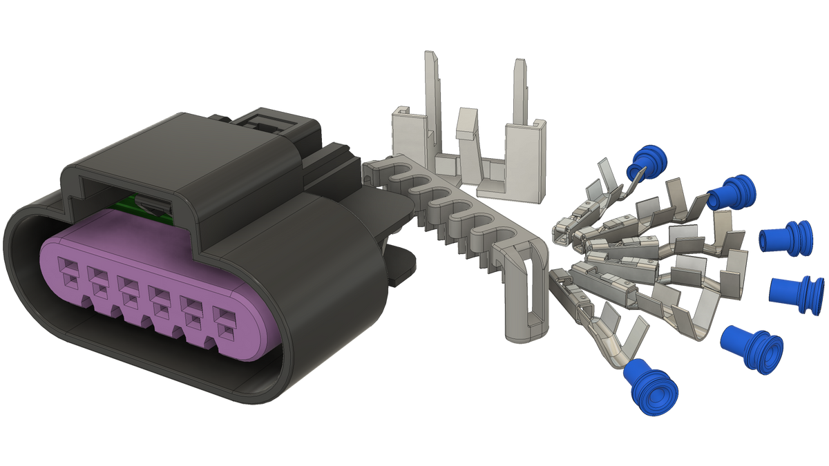 Accelerator Pedal Position (APP) Sensor Connector Kit (8)