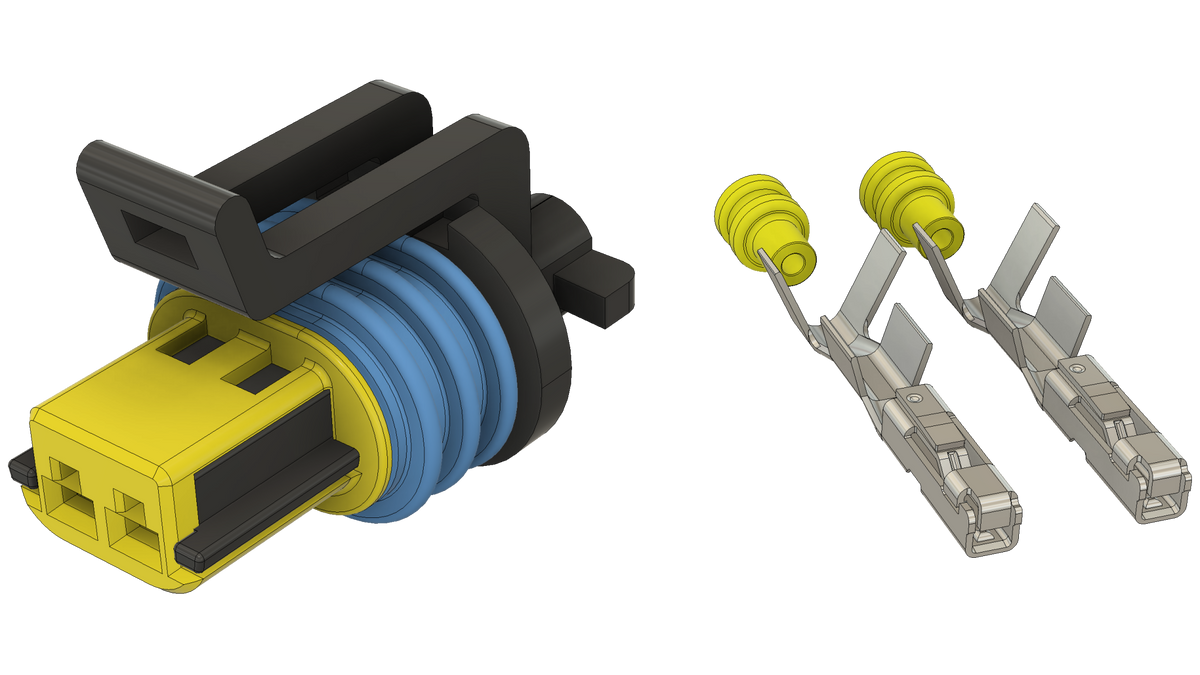 Engine Coolant Temperature (ECT) Sensor Connector Kit (3)