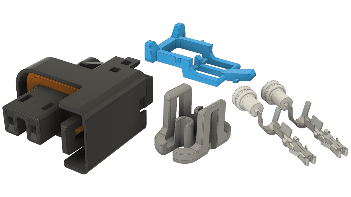 Fuel Injector Connector Kit (2) Multec 2