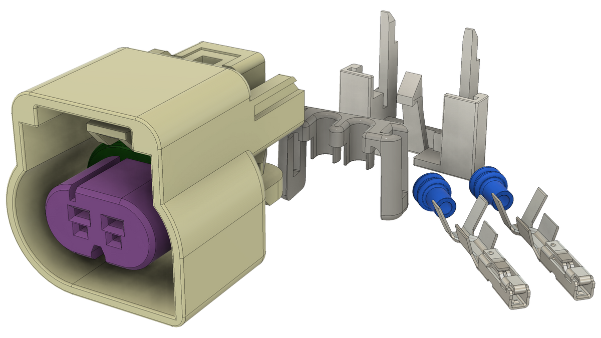 Knock Sensor (KS) Connector Kit (3) Flat Response Type