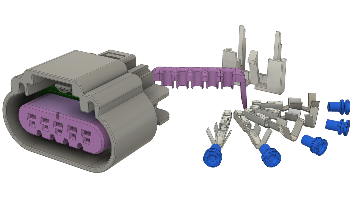 Mass Air Flow (MAF) Sensor Connector Kit (4)