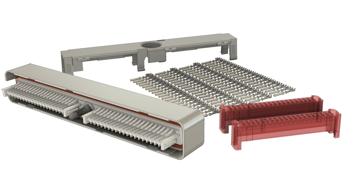 Powertrain Control Module (PCM) 1997-1998 LS1 C1 Red Connector Kit