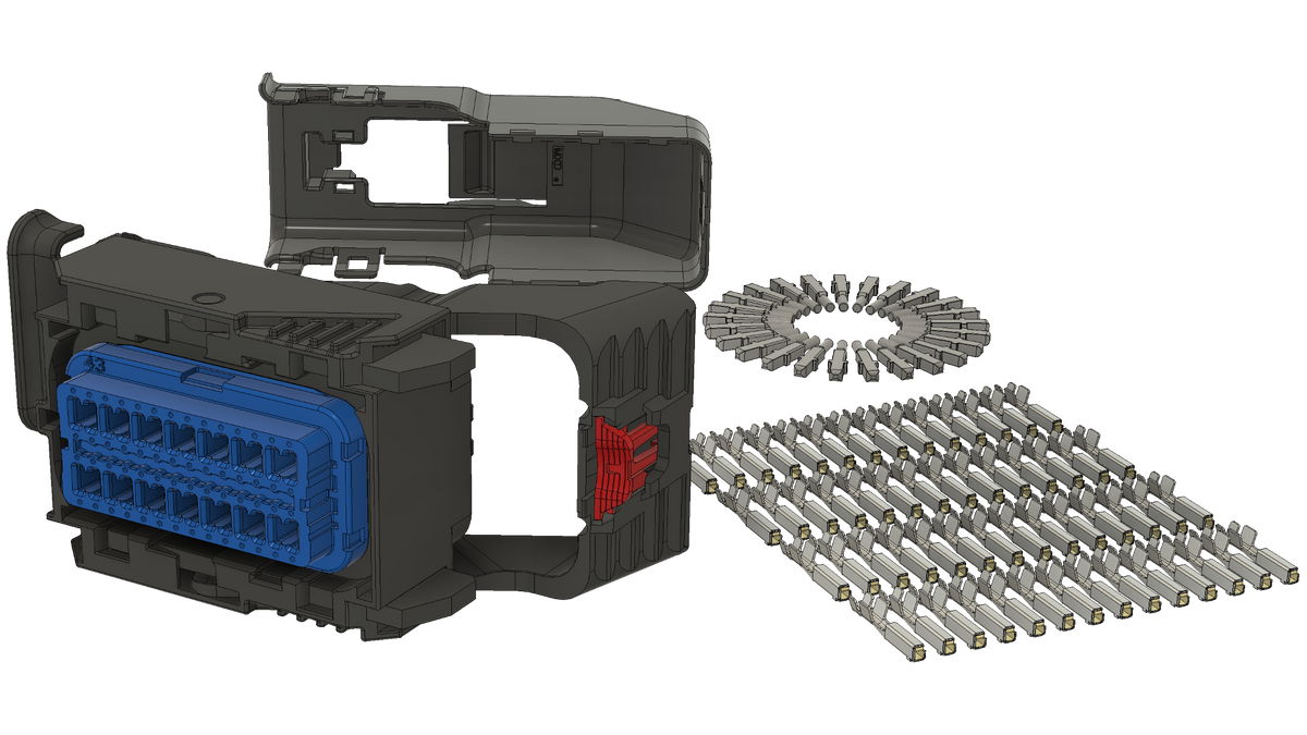 Engine Control Module (ECM) 2011-2020 E78 X1 Blue Connector Kit