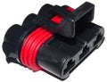 Aptiv (Delphi) 3 Way Black Metri-Pack 630 Sealed Female Connector