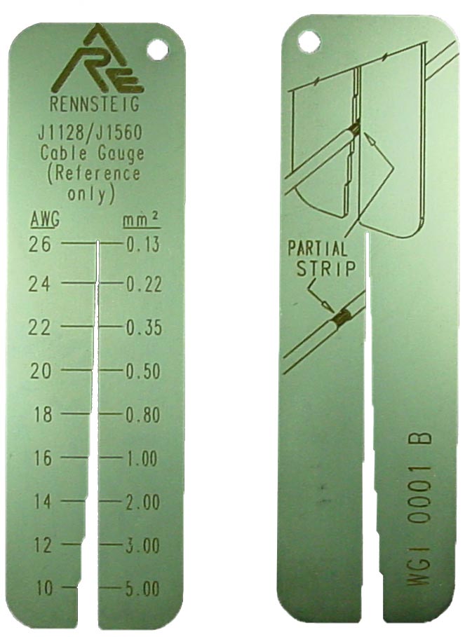 Rennsteig Wire Gauge Finder / Gauge Indicator