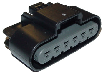 Aptiv (Delphi) 6 Way Black GT 280 Sealed Female Connector