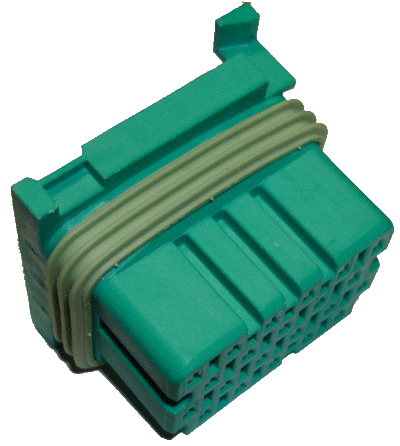 Aptiv (Delphi) 22 Way Green Micro-Pack 100 Sealed Female Connector